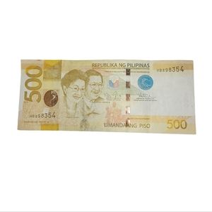500 Philippine Bill 2016 Memorabilia Old Money Collection #HB898354